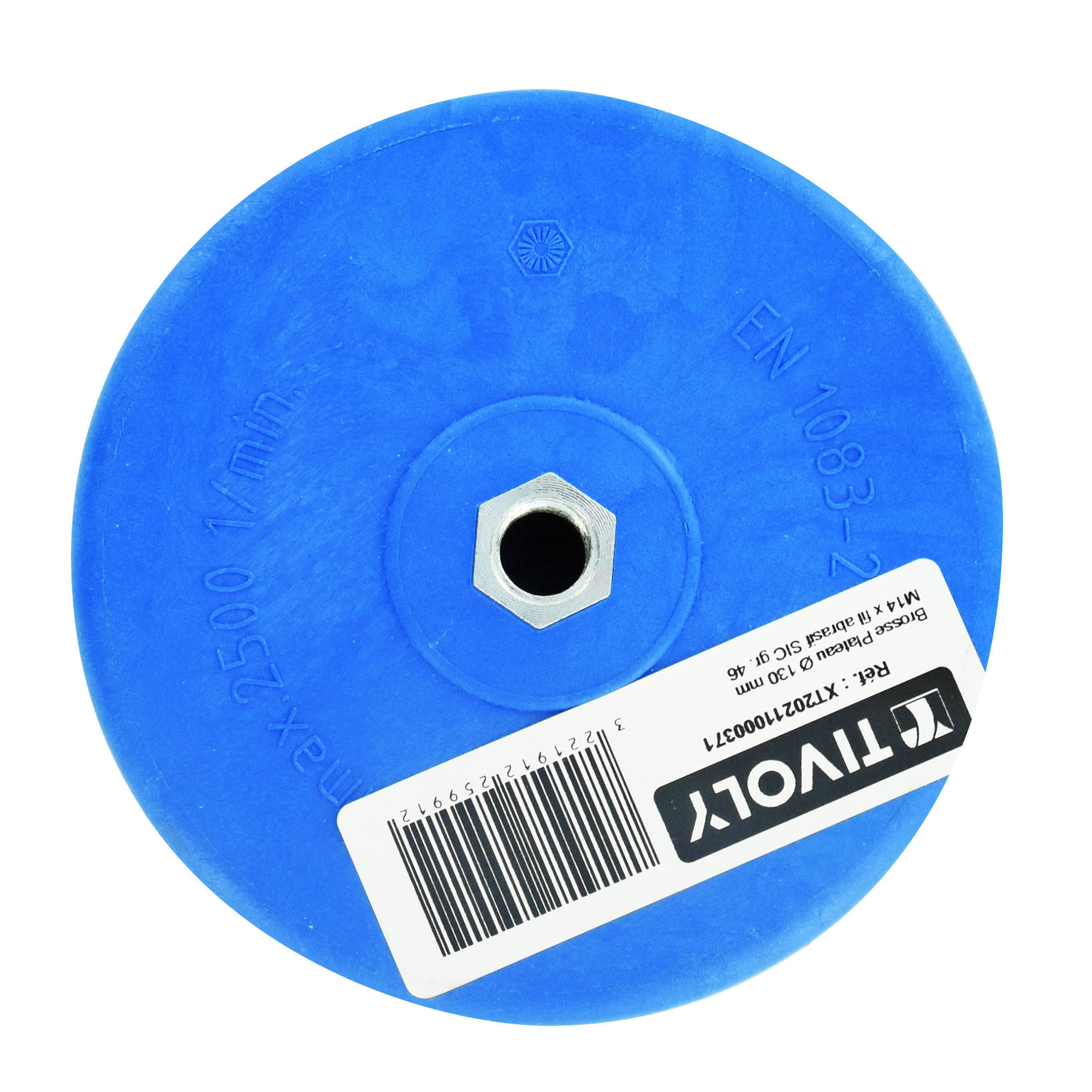 Cepillo nailon M14 | Especial pulidora | Pulido de madera | Ø130mm