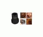 10 piezas -7 vasos de extracción 3/8" Ø 10 a 19 mm + accesorios -IMPACTO