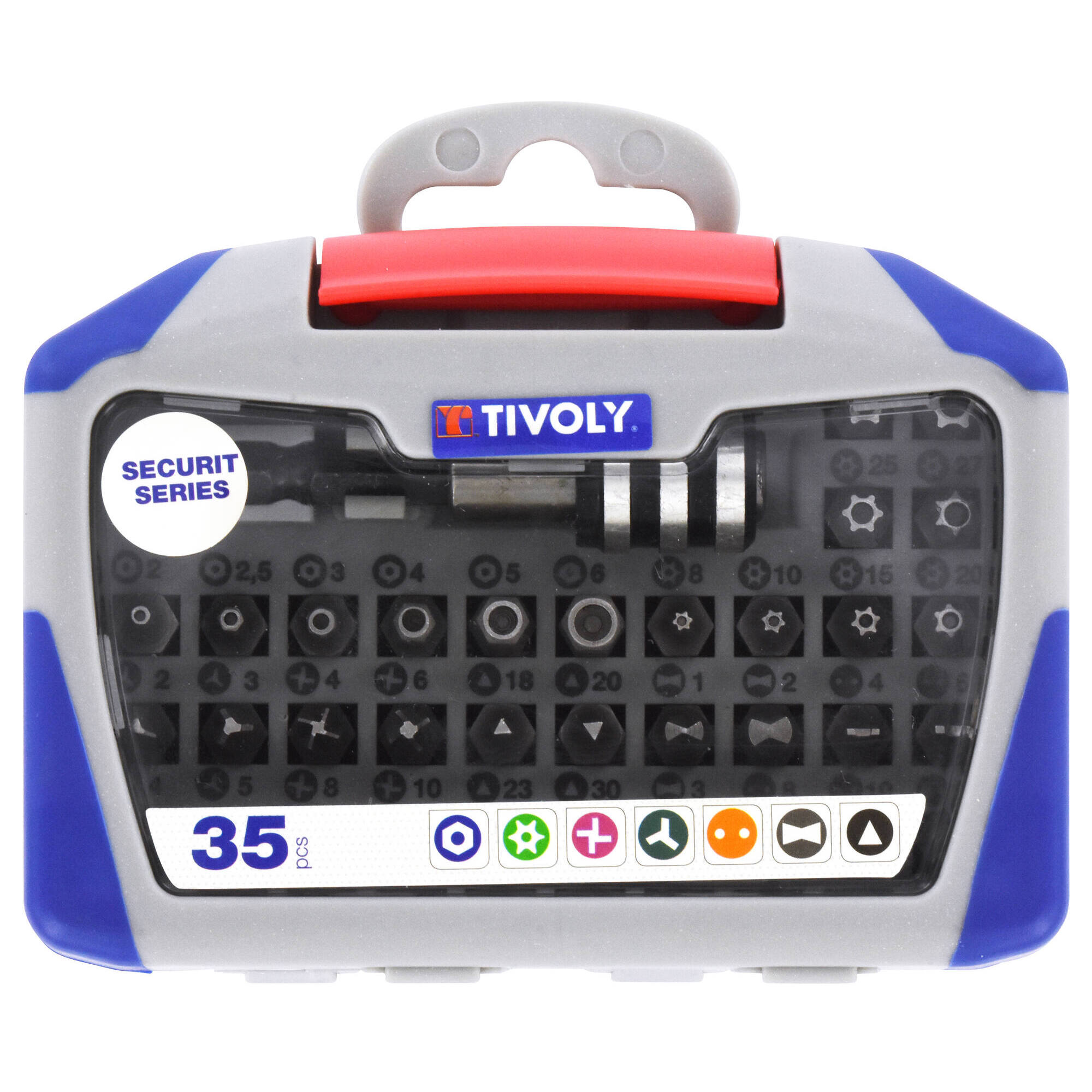 11501572001 - 35 piezas -34 puntas de seguridad + 1 portapuntas magnético