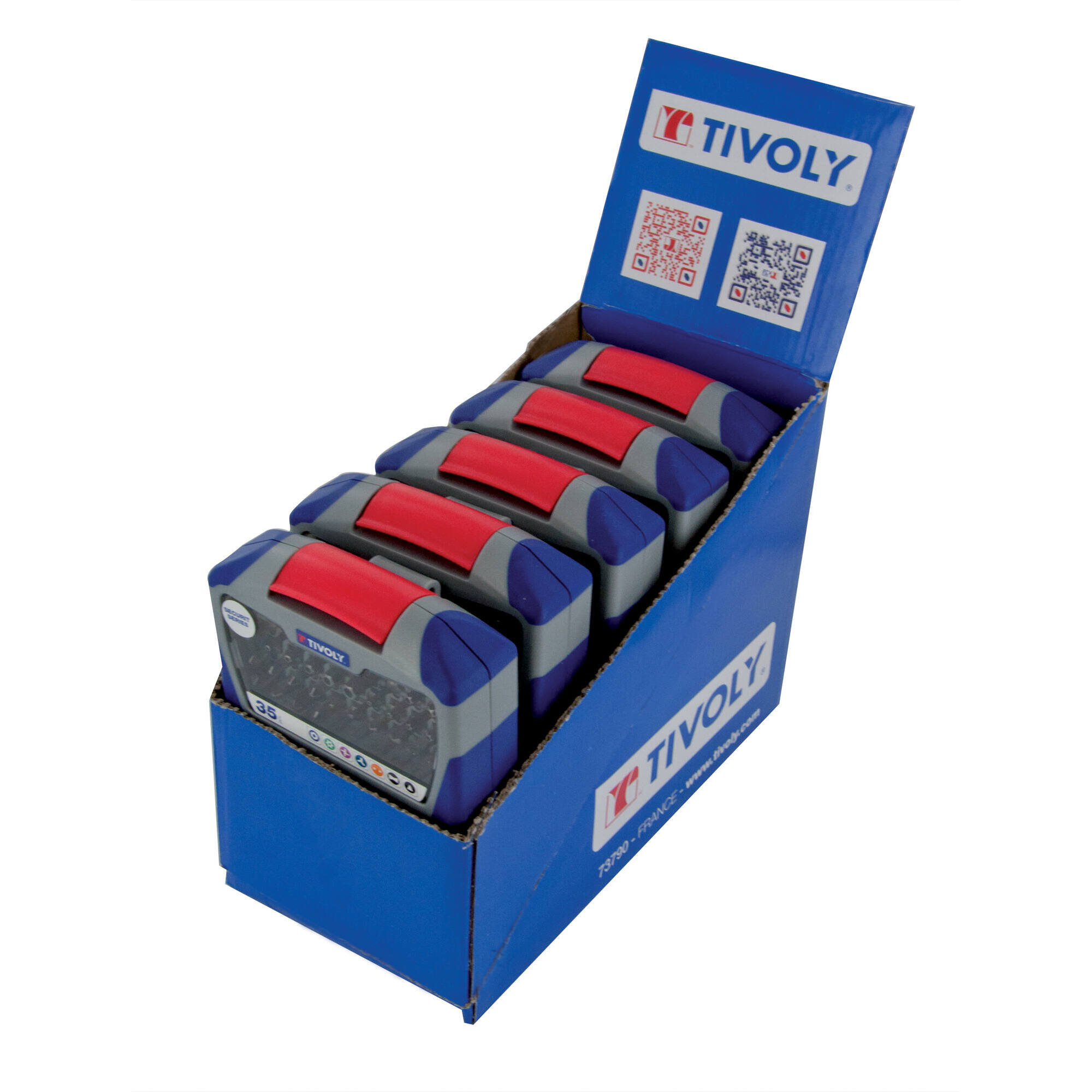 35 piezas -34 puntas de seguridad + 1 portapuntas magnético