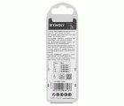 Fresa rotativa metal duro. Punta Esférica. Dentado normal. Forma D (Caja colgante) # / Ø: 12 / d2: 6 / L: 75