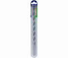 Ø: 12 / Broca para madera de 3 puntas L. 250 mm -Mango cilíndrico (Blíster) / L: 250