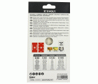Hoja de lija AUTOADHESIVA -93x190 mm - Para lijadora orbital (Funda cartón) / Dim 93x190 / Gr : 40