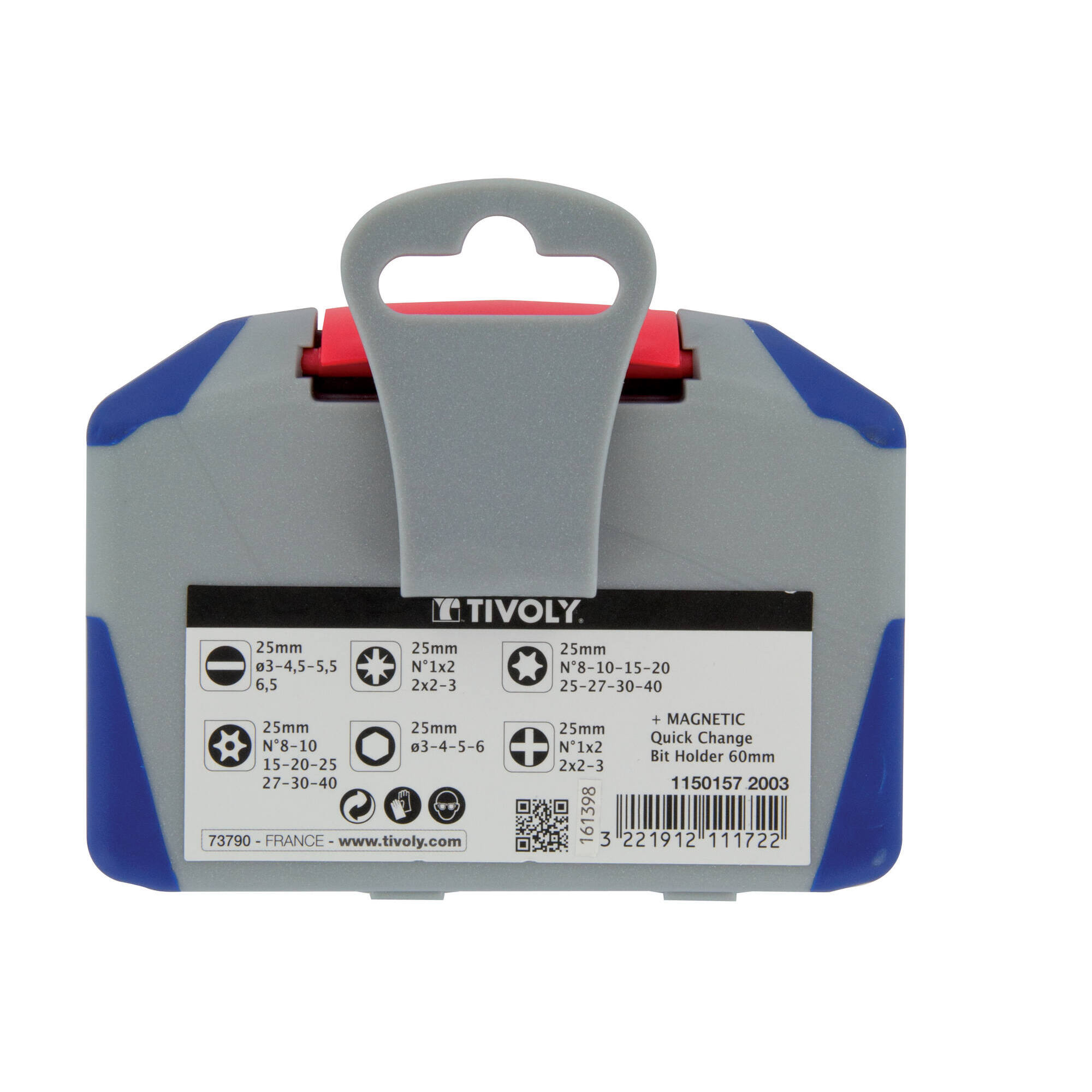 35 piezas - 34 puntas estándar + 1 portapuntas magnético de cambio rápido