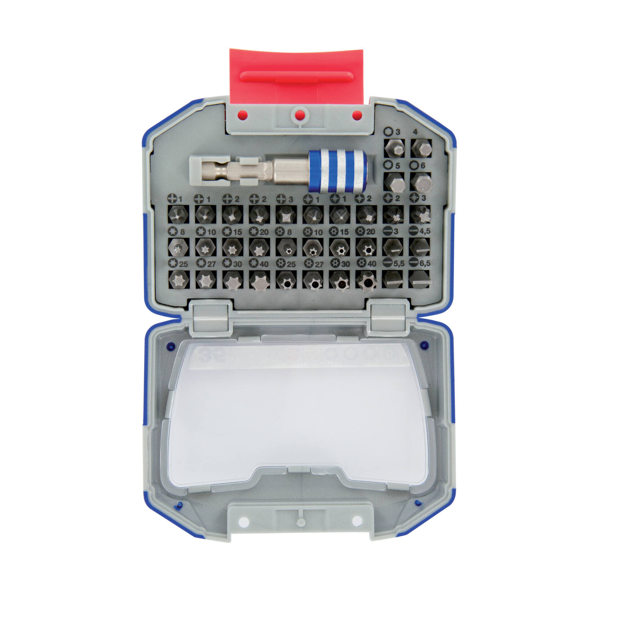 35 piezas - 34 puntas estándar + 1 portapuntas magnético de cambio rápido