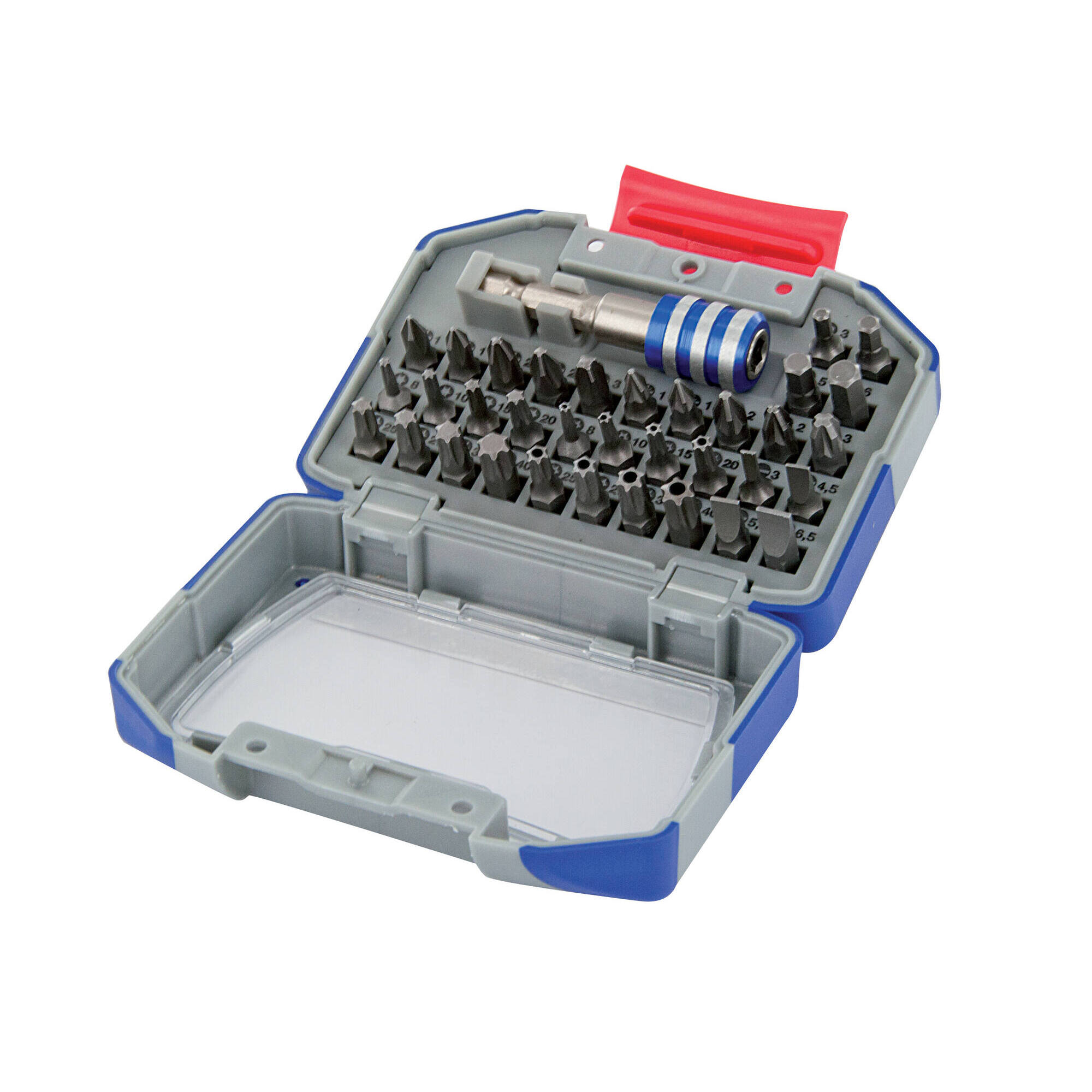 35 piezas - 34 puntas estándar + 1 portapuntas magnético de cambio rápido