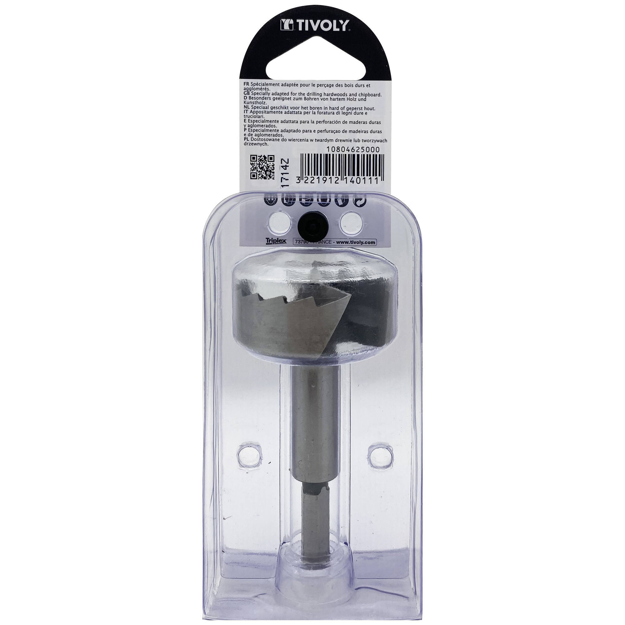 Ø: 50 / Broca para moldear Forstner (Blíster) / L: 90