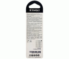 Ø: 1 / L: 34 / Broca para metal HSS -Recubrimiento de la punta con TiN -Afilado SPLIT POINT -Mango de 3 caras (Blíster)