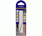 Ø: 2 / L: 49 / Broca para metal HSS -Recubrimiento de la punta con TiN -Afilado SPLIT POINT -Mango de 3 caras (Blíster)