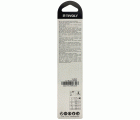 Ø: 9.5 / L: 125 / Broca para metal HSS -Recubrimiento de la punta con TiN -Afilado SPLIT POINT -Mango de 3 caras (Blíster)