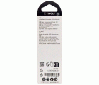 Ø: 6 / Broca para vidrio 4 cortes -Recubrimiento TiN -Mango hexagonal (Blíster) / L: 65
