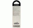 Ø: 7 / Broca para vidrio 4 cortes -Recubrimiento TiN -Mango hexagonal (Blíster) / L: 70