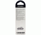 Ø: 8 / Broca para vidrio 4 cortes -Recubrimiento TiN -Mango hexagonal (Blíster) / L: 70