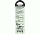 Ø: 4 / Broca para madera de 3 puntas -Mango cilíndrico -Graduada SLR (Blíster) / L: 75