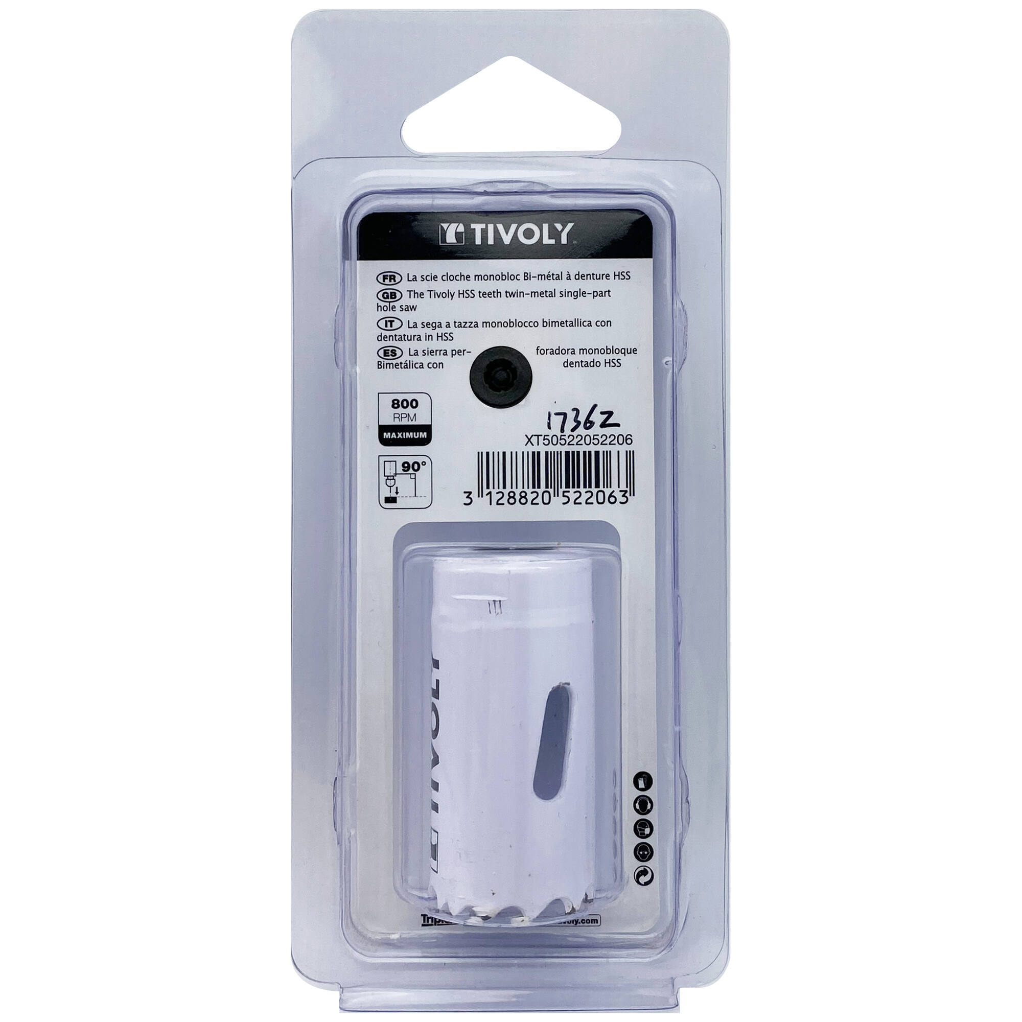 Ø: 25 / Sierra de corona bimetal HSS (Estuche blíster) / H: 38