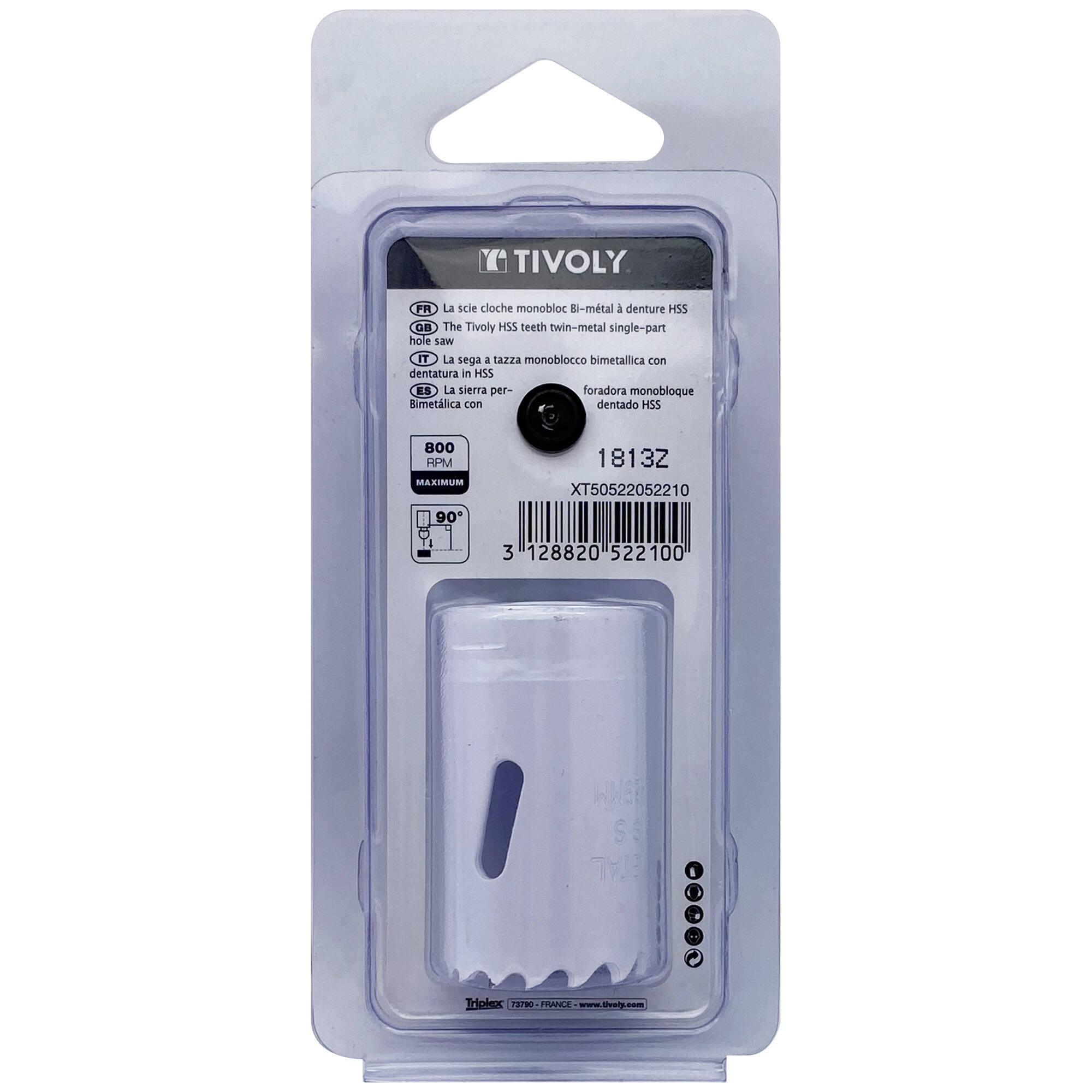 Ø: 29 / Sierra de corona bimetal HSS (Estuche blíster) / H: 38