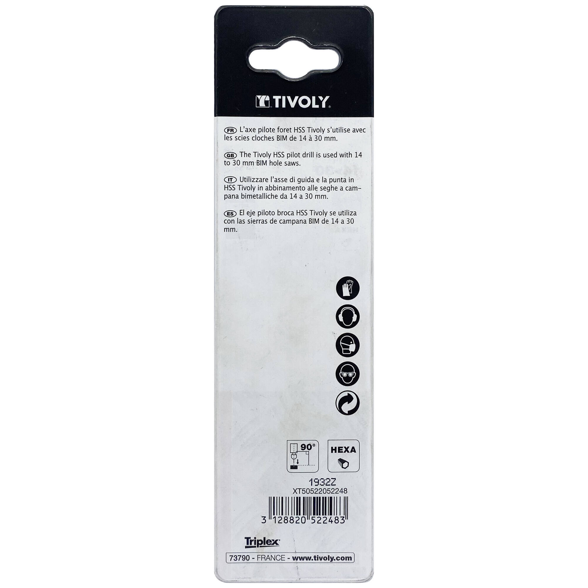 Husillo guía BIM | Mango HEXA | Ø14>30mm