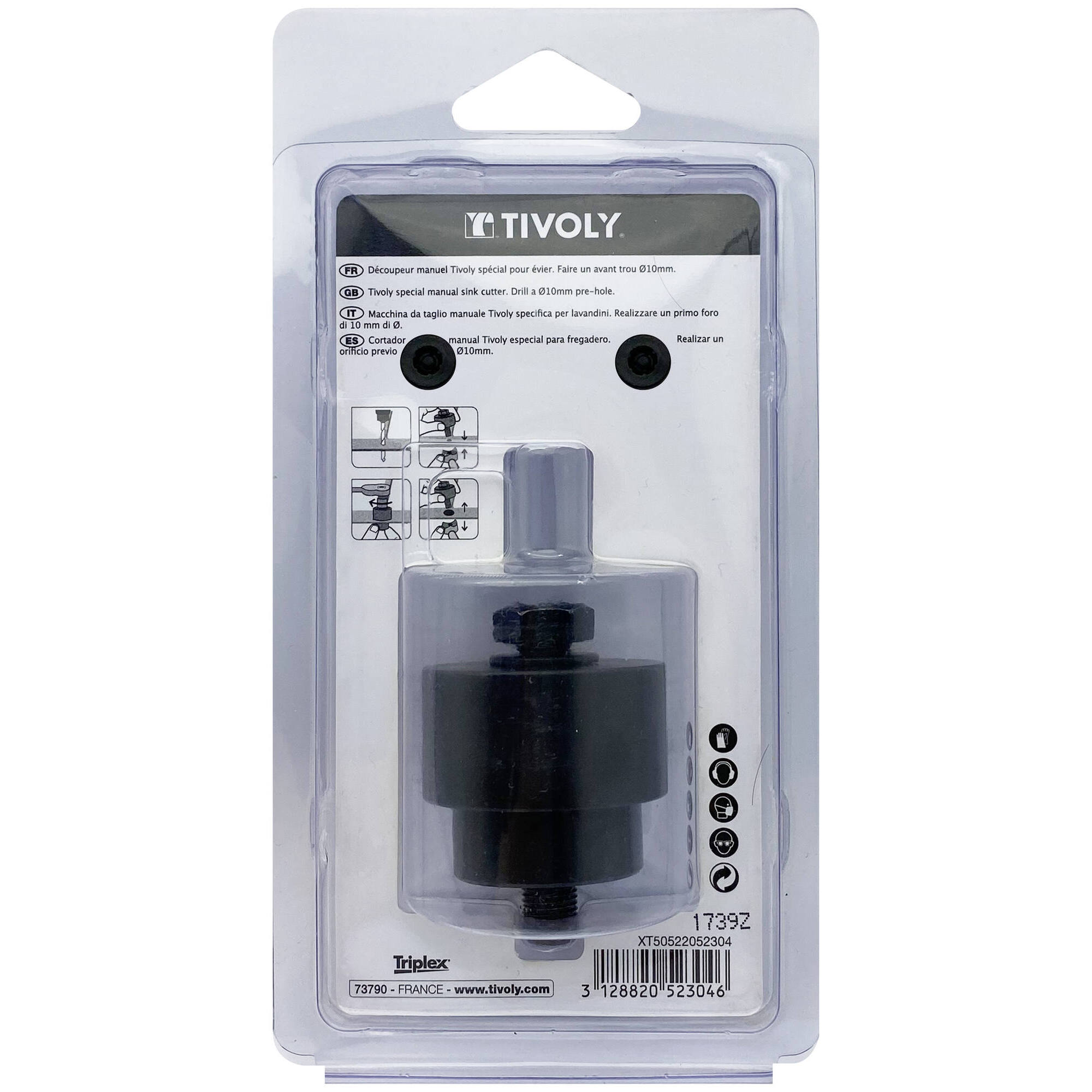 Perforador y cortador de grifos Ø35mm