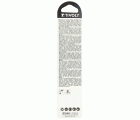 Ø: 8 / Broca 2 en 1 HSS para madera y metal -Punta en cruz -Ranuras de gran desalojo (Blíster) / L: 117