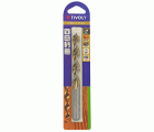 Ø: 13 / Broca para madera HSS -Afilado Speed point -Mango cilíndrico -Graduada SLR (Blíster) / L: 151