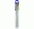 Ø: 10 / Broca para hormigón L. 200 mm -Placa de Metal Duro con punta de centrado -Mango cilíndrico de 3 caras planas (Blíster) / L: 200