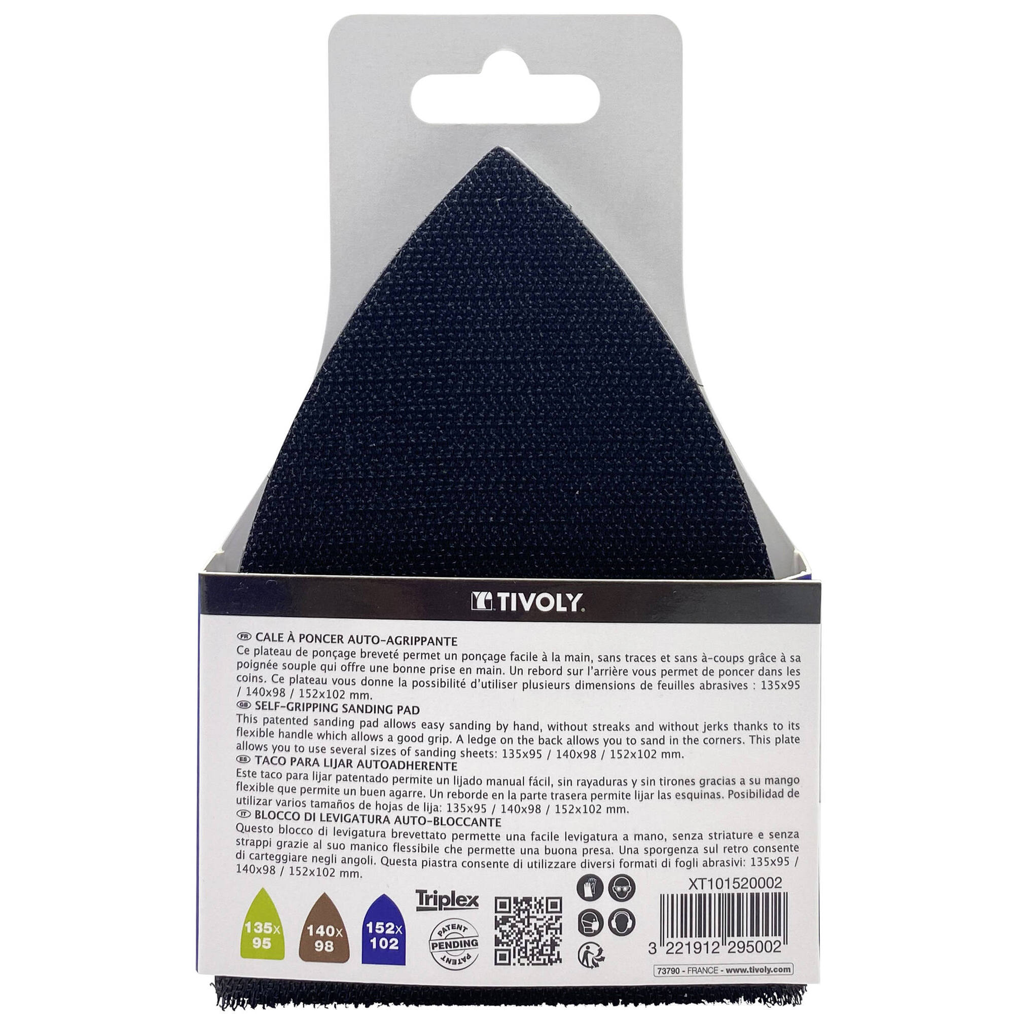 Taco para lijar MULTI 93X135 Velcro