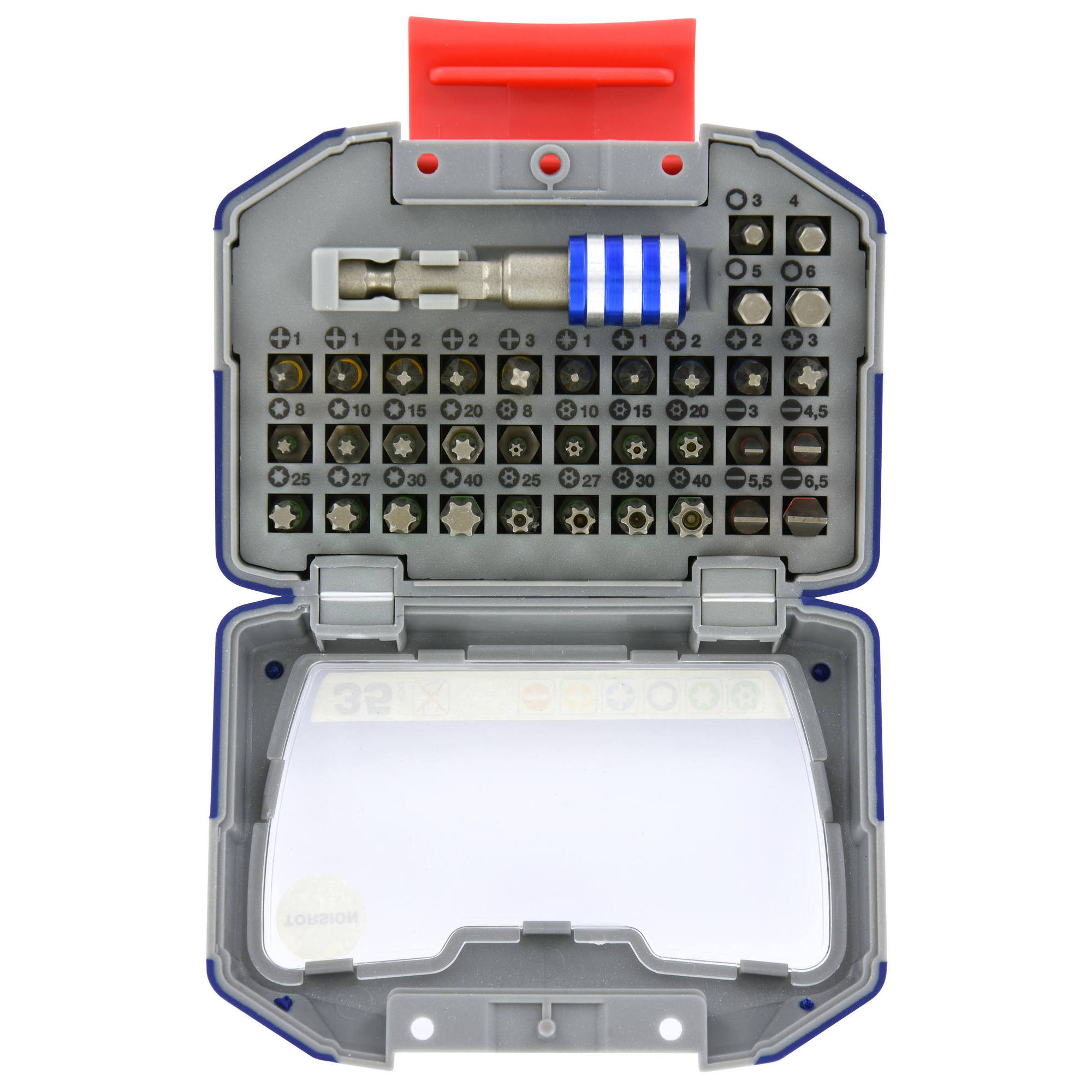 35 piezas -34 puntas torsión + 1 portapuntas magnético de cambio rápido
