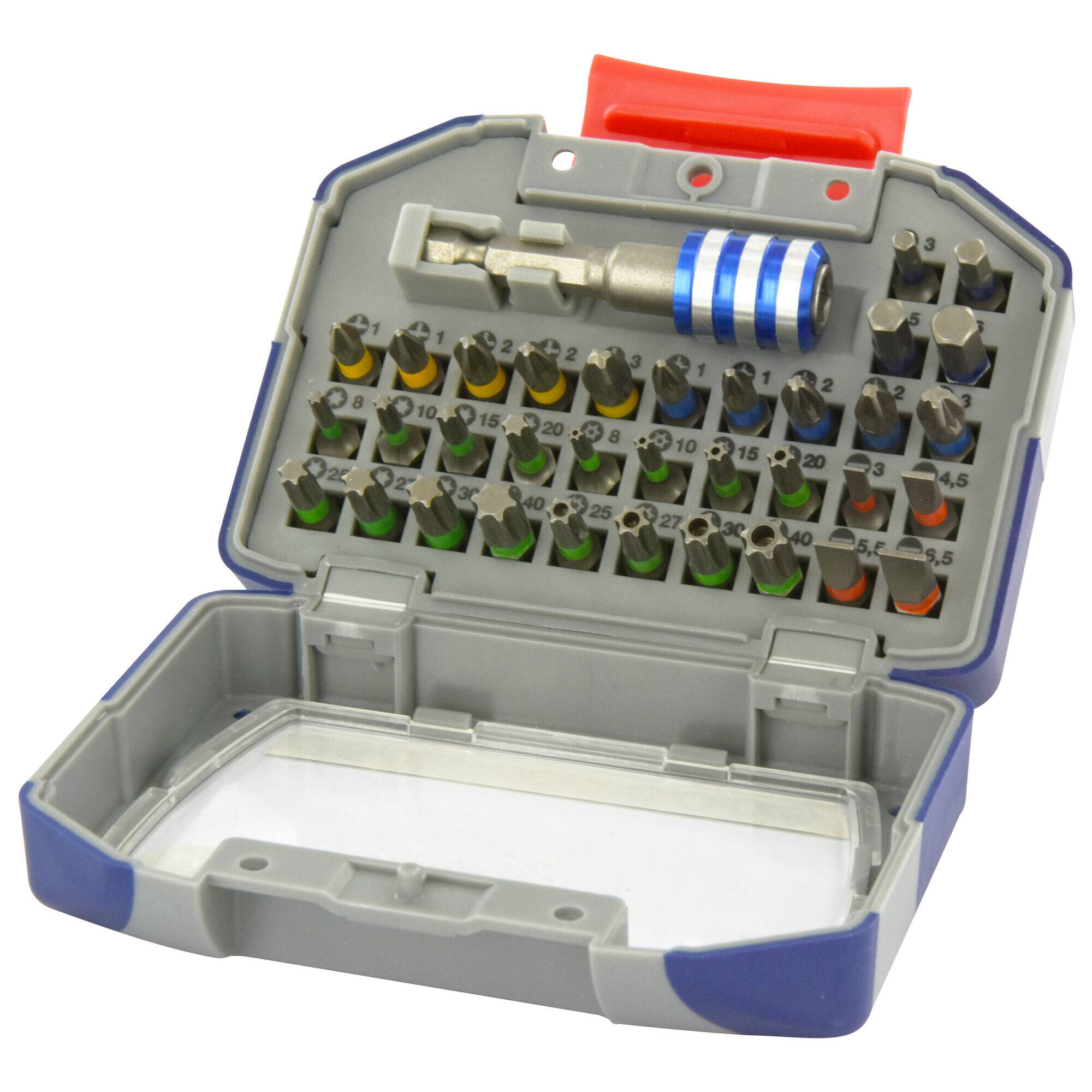 35 piezas -34 puntas torsión + 1 portapuntas magnético de cambio rápido