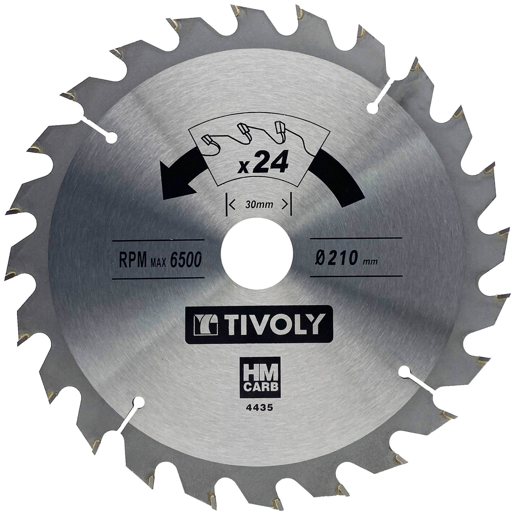 XT50024 - Hoja de sierra circular -Despiece -Para madera y yeso -Uso en sierra portátil