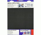 Hojas abrasivas IMPERMEABLE -230x280 mm (Cartoncillo colgante) / Dim 230x280 / Gr : 180