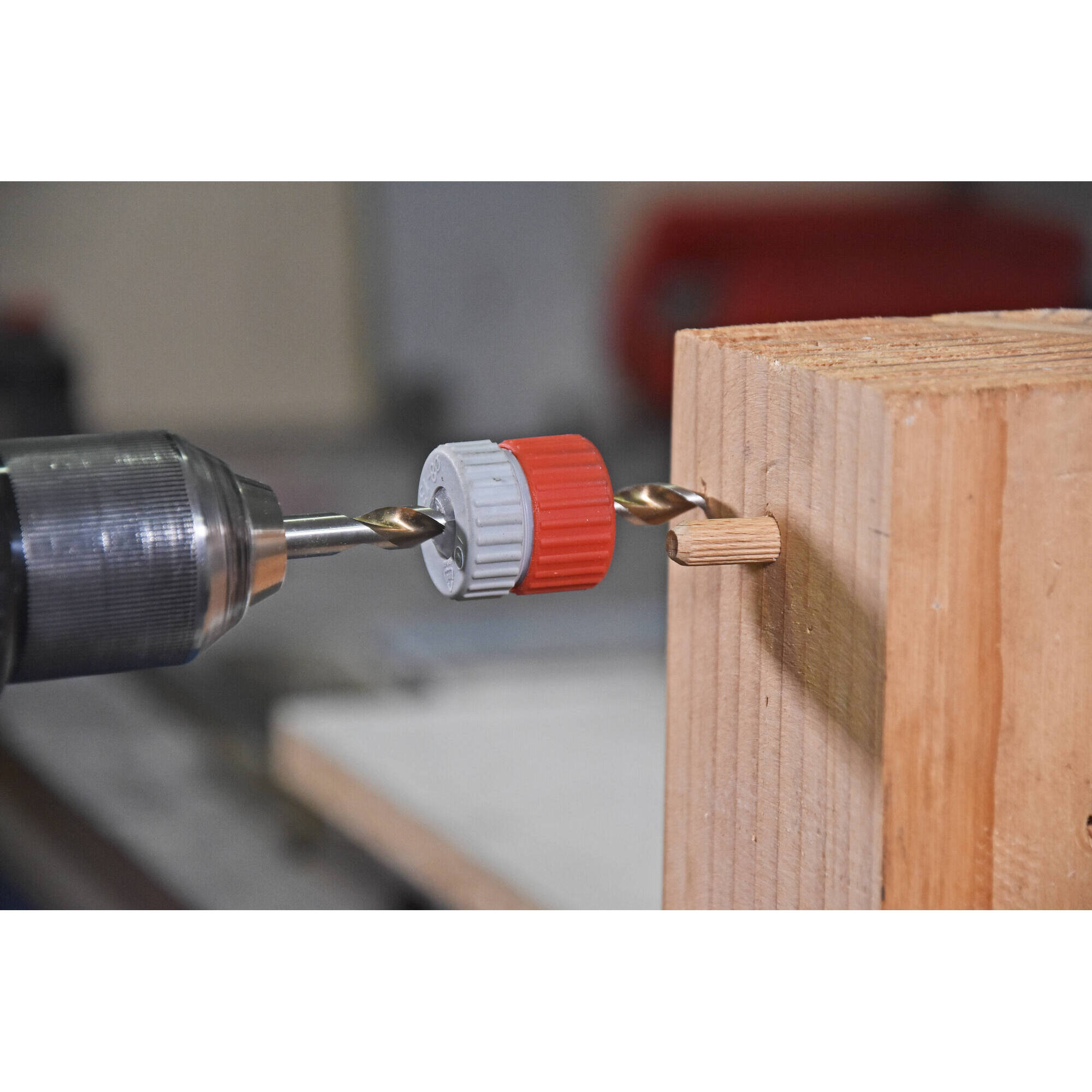 3 topes de profundidad regulables para brocas Ø3-4,5/5-7,5/8-12 mm