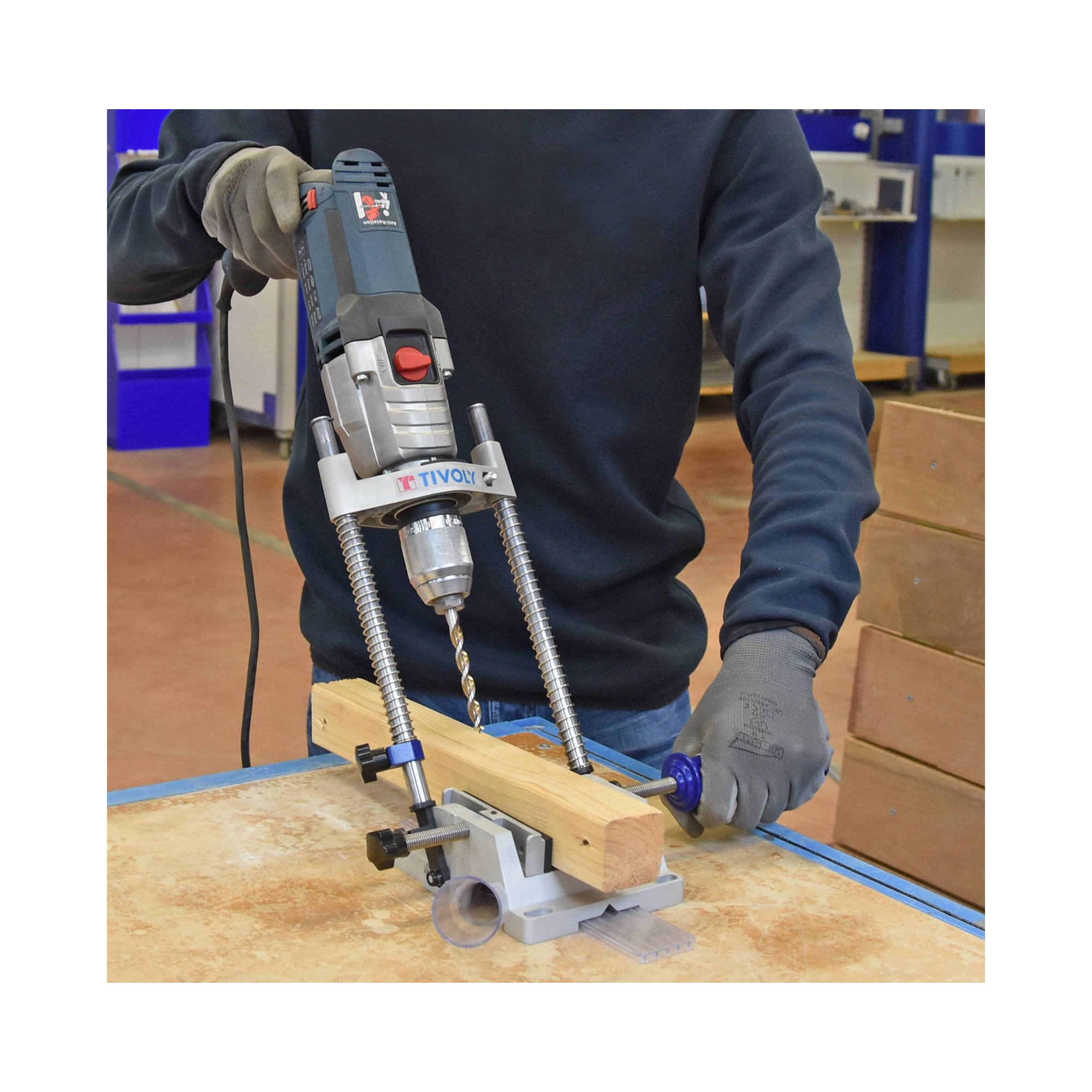 Soporte de taladro DS300XP - UNIVERSAL taladro con cable e inalámbrico