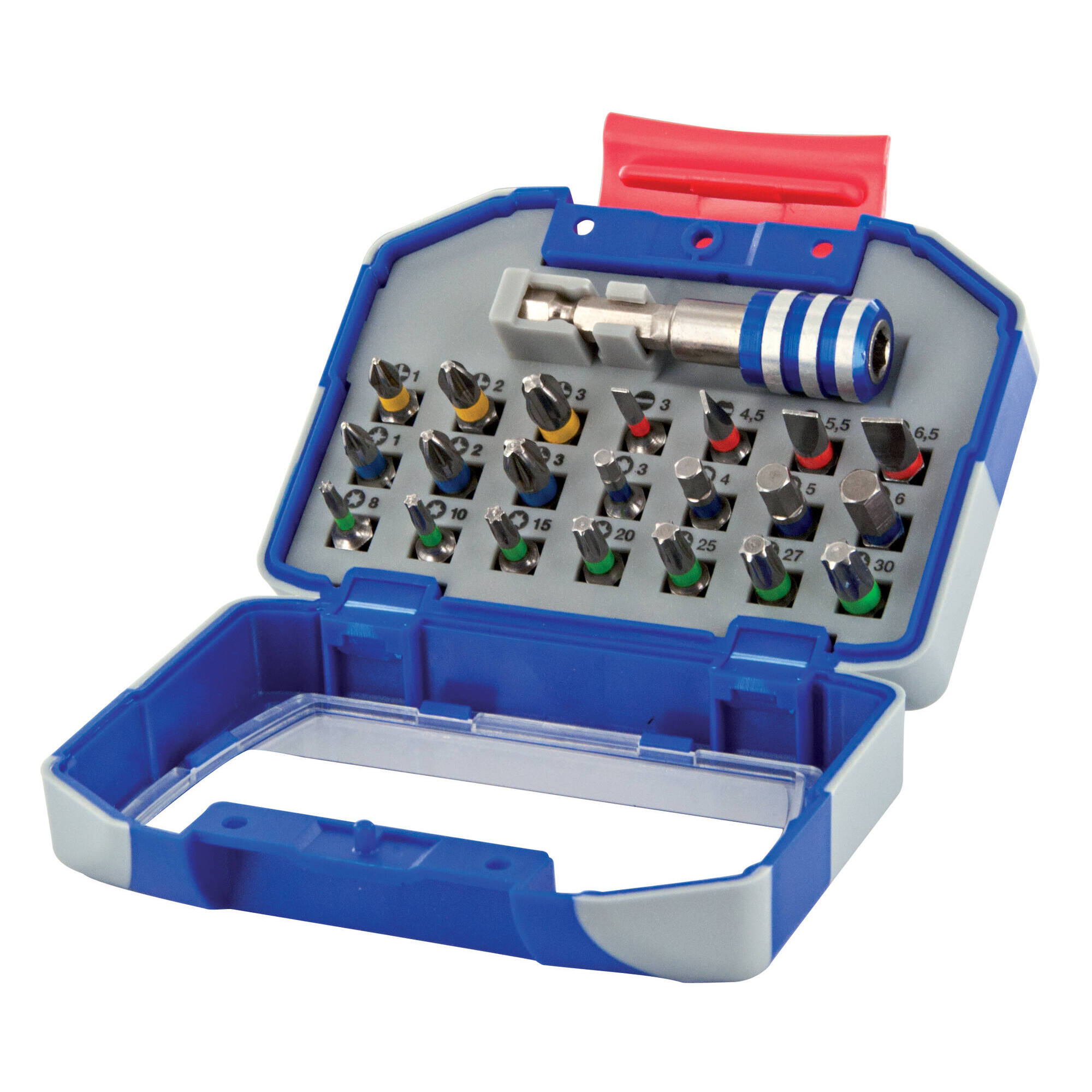 22 piezas -21 puntas torsión acero inoxidable + 1 portapuntas magnético de cambio rápido