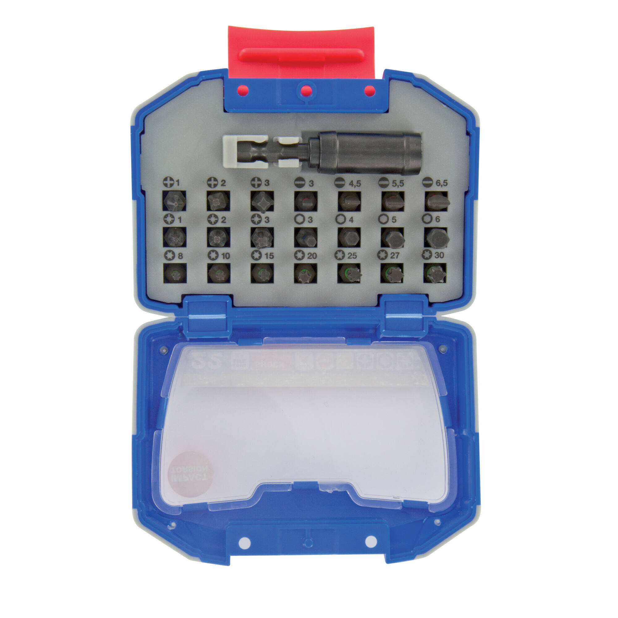 22 piezas -21 puntas torsión de impacto + 1 portapuntas de impacto con un potente imán circular -IMPACTO