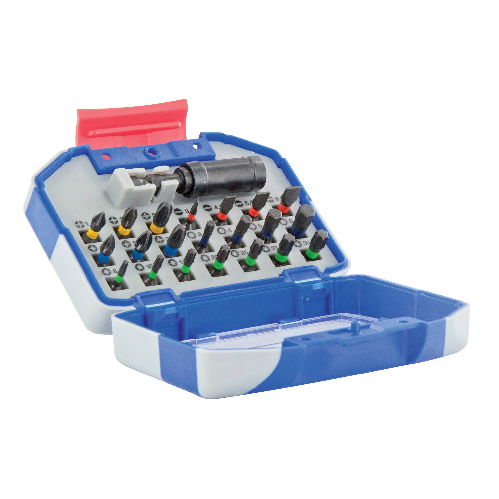 22 piezas -21 puntas torsión de impacto + 1 portapuntas de impacto con un potente imán circular -IMPACTO