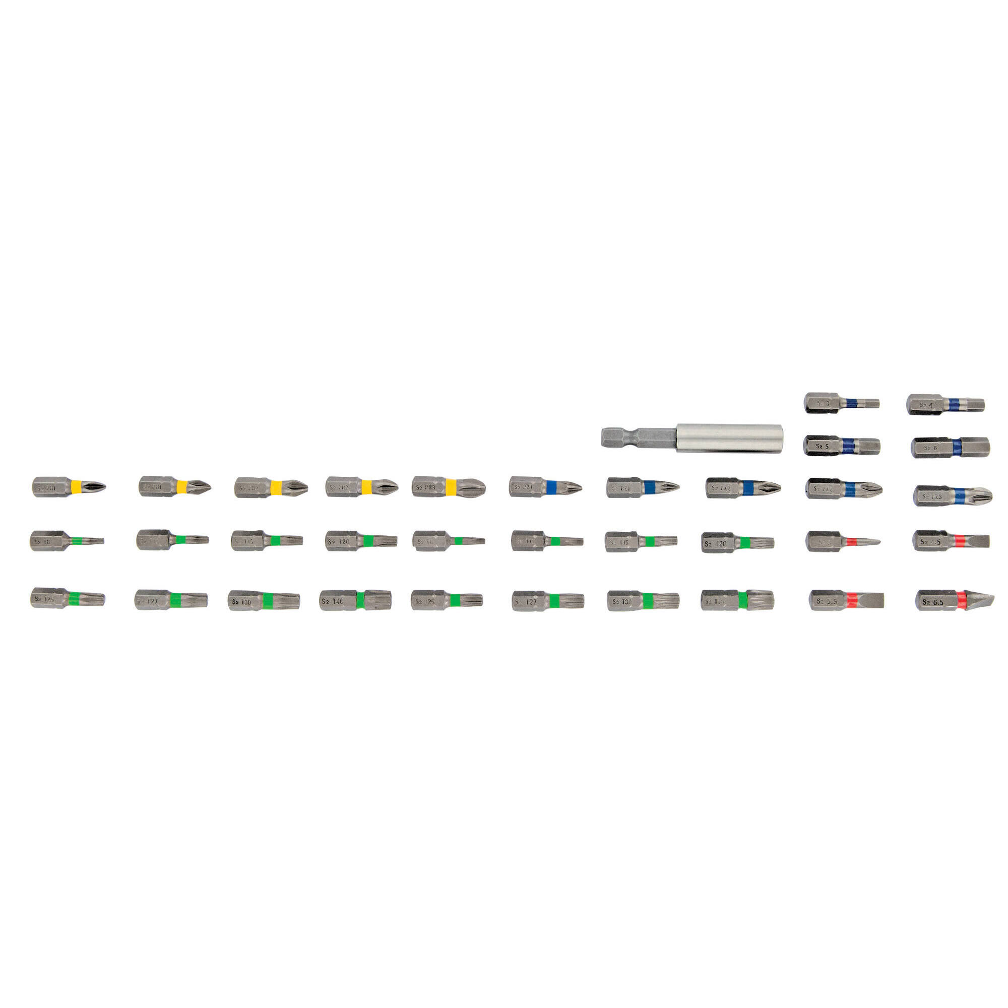 35 piezas -34 puntas torsión + 1 portapuntas magnético de cambio rápido