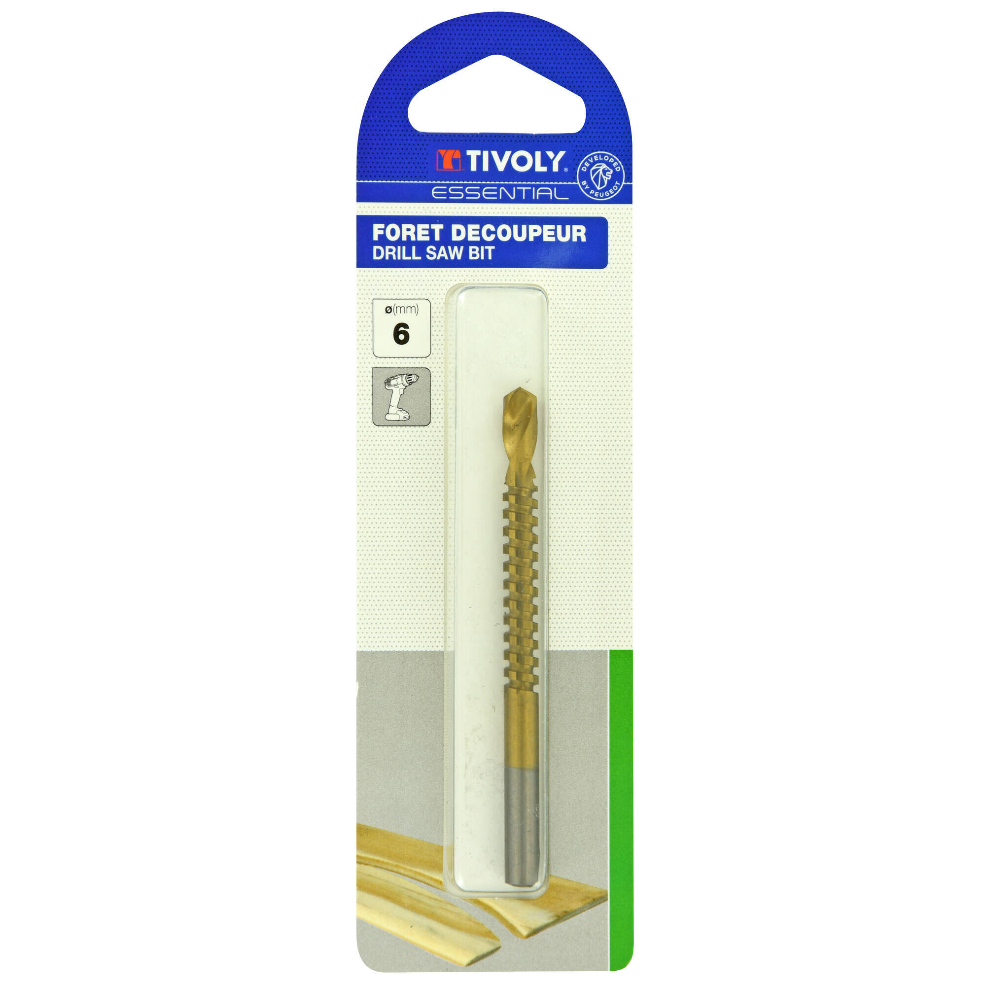 Broca recortadora Ø6 mm