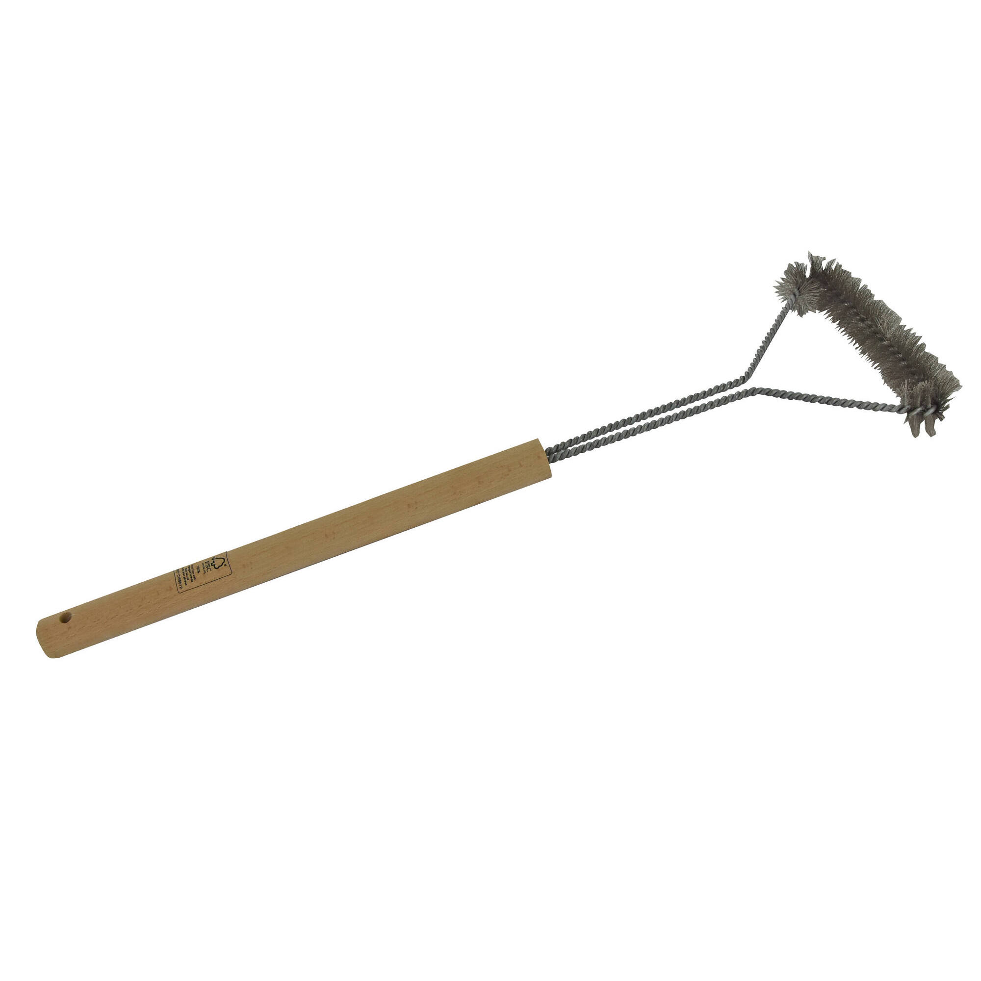 1T21241 - Cepillo con mango madera especial PARRILLAS