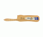 Kit de Cepillos con mango de madera FSC (Embalaje semi-granel) / Acero latonado corrugado / 0.33