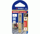 Punta de atornillar -Torsión diamante IMPACTO -Para tornillo Pozidriv (Blíster) N°: N2 / L: 50