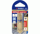 Punta de atornillar -Torsión diamante IMPACTO -Para tornillo Pozidriv (Blíster) N°: N1-2-3 / L: 50