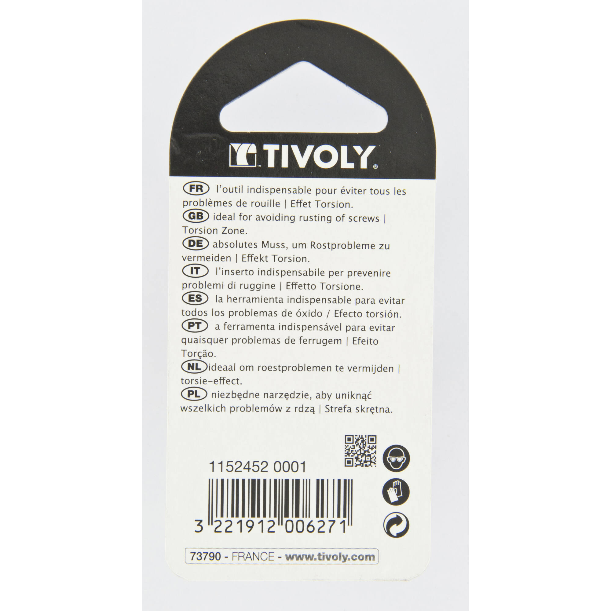 Punta de atornillar -Torsión ACERO INOXIDABLE -Para tornillo Torx (Blíster) N°: N20-25-30 / L: 25