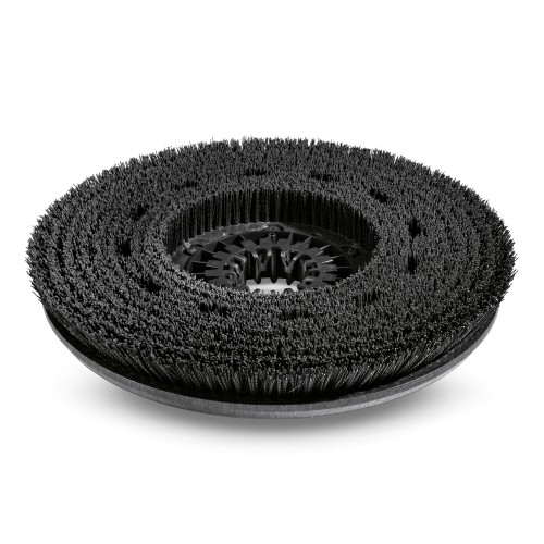 Cepillo circular, duro, negro, 450 mm