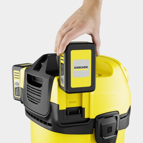 Aspiradora para suciedad sólida y líquida a batería WD 4-18 Dual
