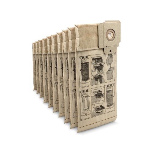 Bolsas de filtro de papel, 10 Unidad(es), CV 30/1, CV 38/1, CV 38/2, CV 48/2