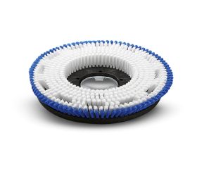 Cepillo para aplicación de champú, semiblando, azul / blanco, 430 mm