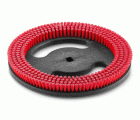 Cepillo circular, medio, rojo, 280 mm