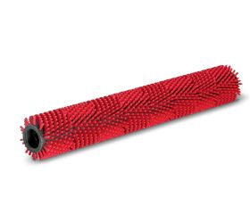 Cepillo cilíndrico, medio, rojo, 450 mm