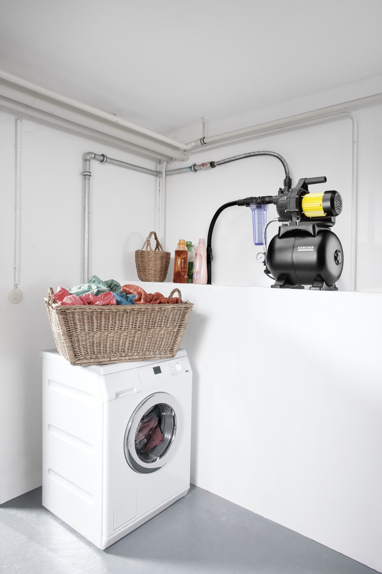 Filtro previo de bomba grande