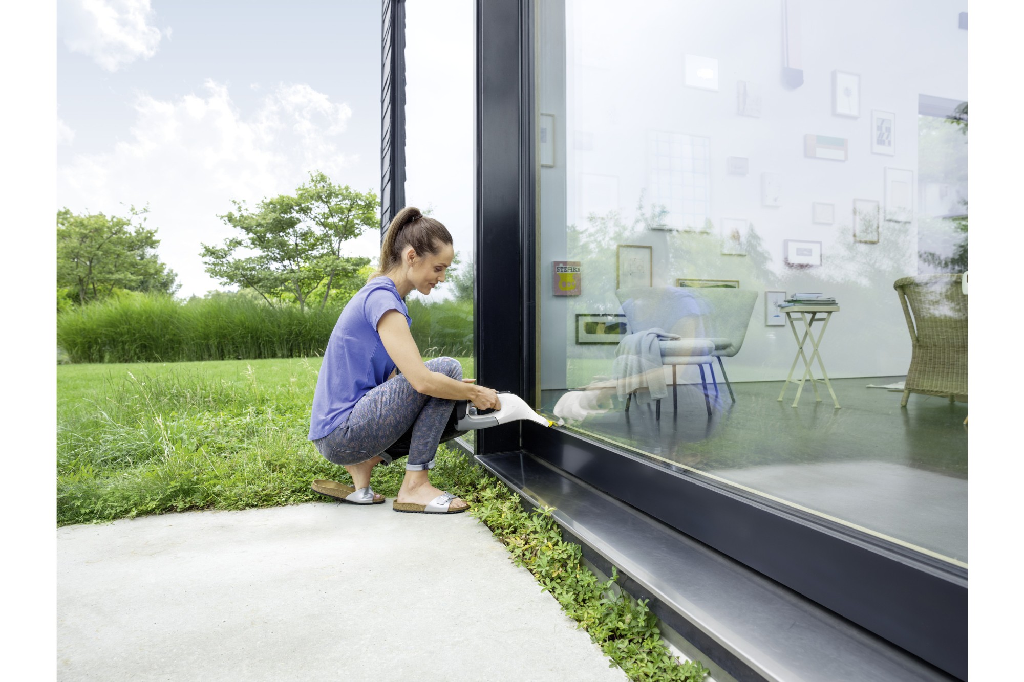 Limpiadora de cristales a batería WV 6 Plus